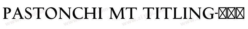 Pastonchi MT Titling字体转换